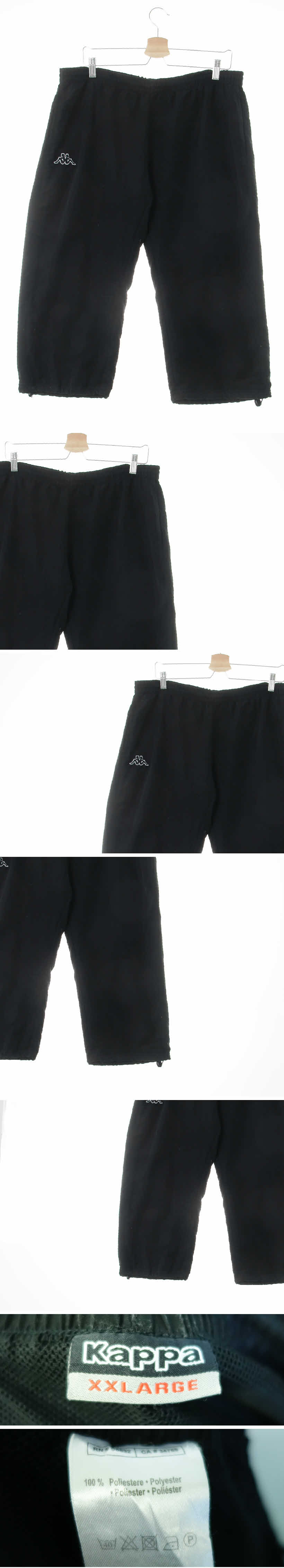 카파 밴딩7부트레이닝팬츠 카파 블랙 밴딩7부트레이닝팬츠
