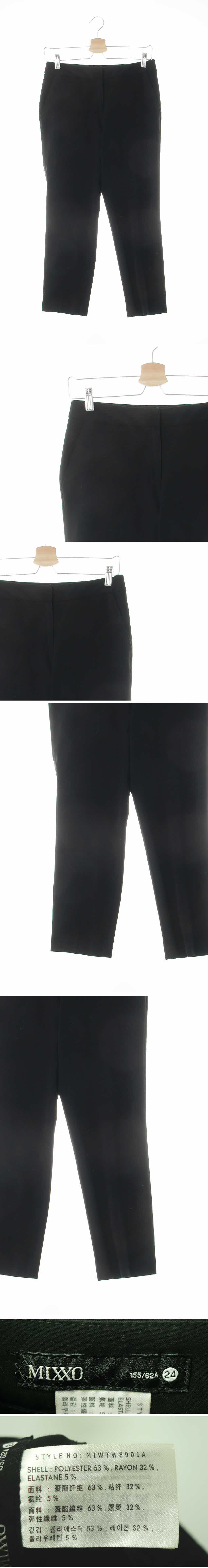 미쏘 크롭정장팬츠 미쏘 블랙 크롭정장팬츠