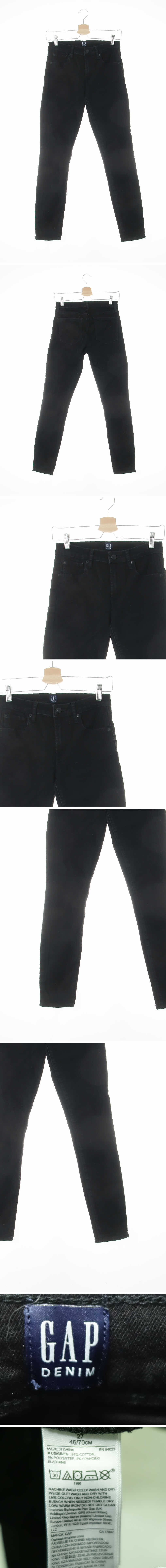 gap 블랙 데님 트루슈퍼스키니진