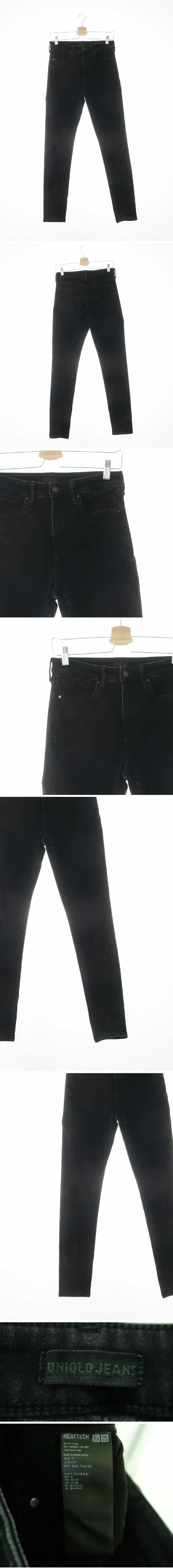 유니클로 워싱스키니진 유니클로 블랙 히트텍 워싱스키니진