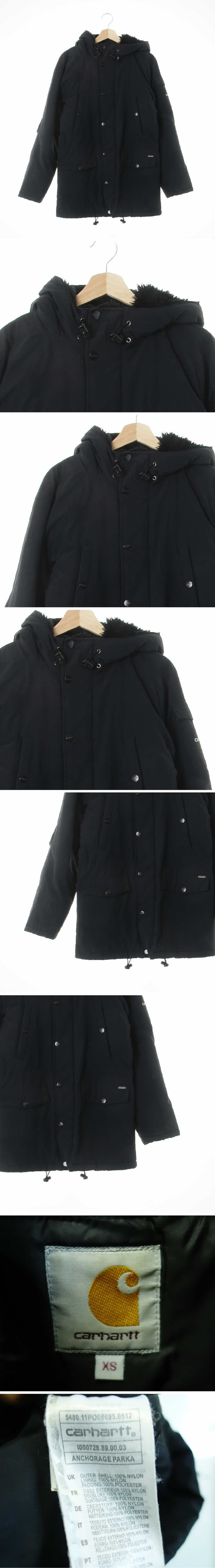 칼하트 블랙 미디매트카파패딩