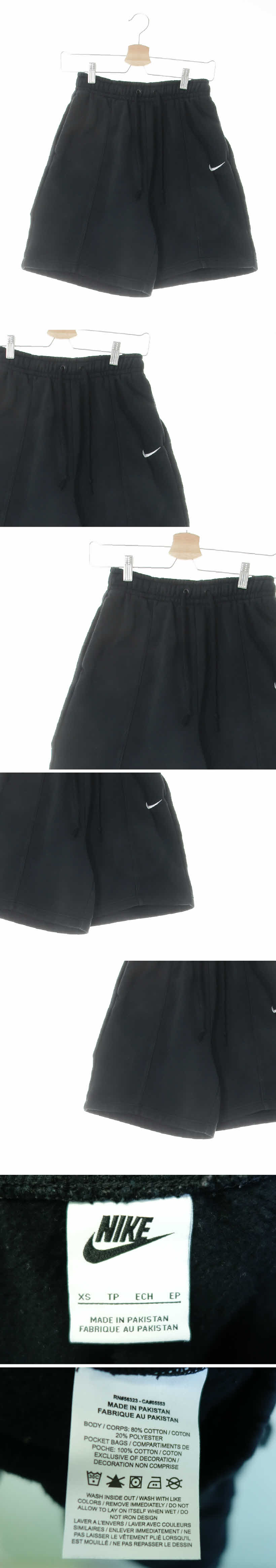 나이키 절개밴딩3부트레이닝팬츠 나이키 블랙 면혼방 절개밴딩3부트레이닝팬츠