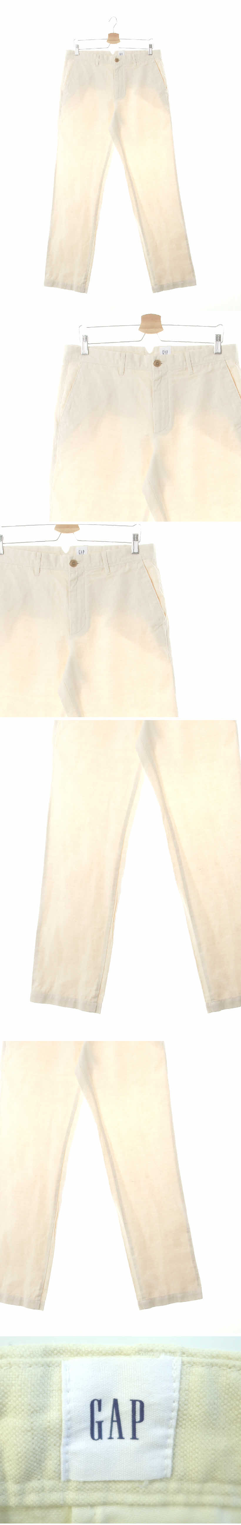 gap 쿨슬림핏팬츠 gap 바든아이보리 린넨혼방 쿨슬림핏팬츠