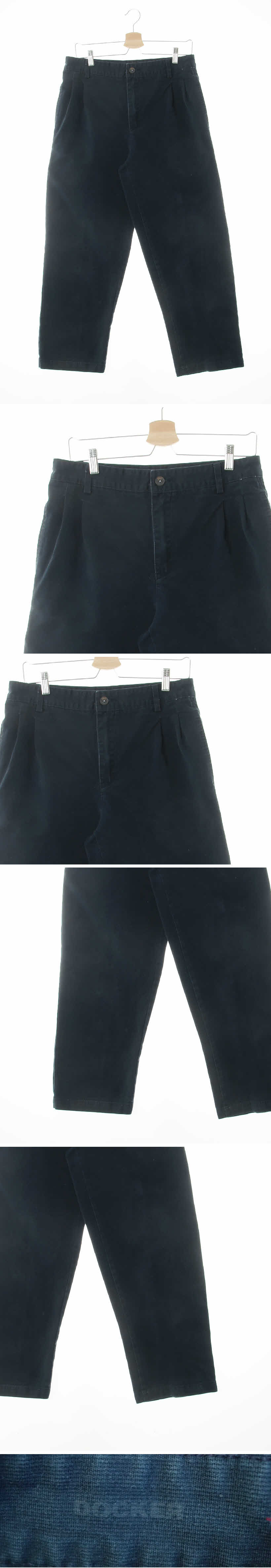 dockers 네이비 면혼방 투턱릴렉스팬츠