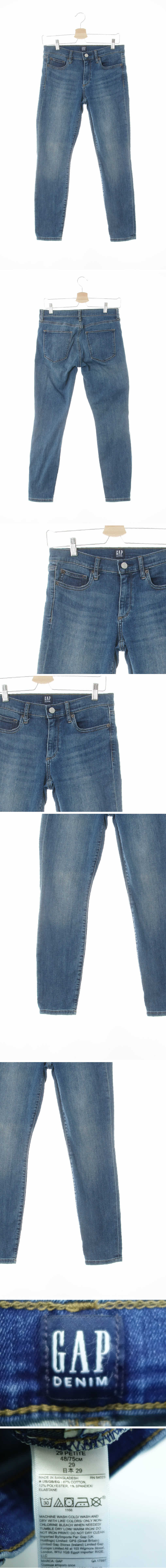 gap 트루스키니워시드진 gap 진청 데님 트루스키니워시드진