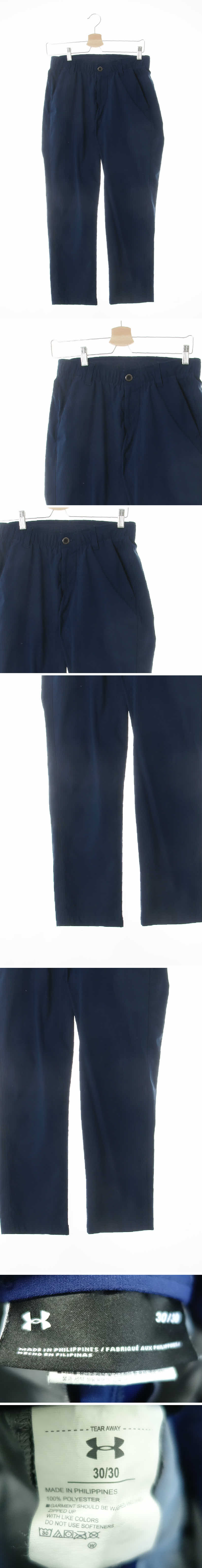 언더아머 스포츠백로고팬츠 언더아머 네이비 스포츠백로고팬츠