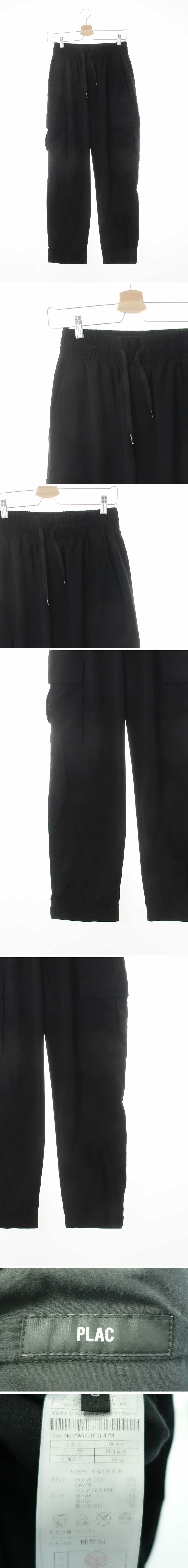 plac 카고릴렉스핏팬츠 plac 블랙 카고릴렉스핏팬츠