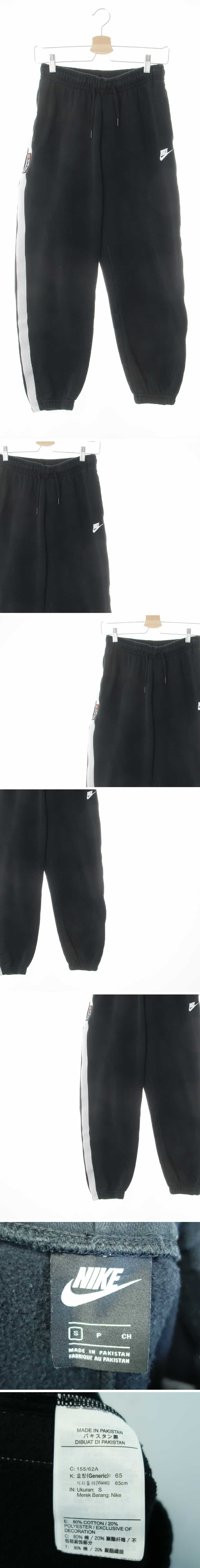 나이키 벨크로라벨기모트레이닝팬츠 나이키 블랙 면혼방 벨크로라벨기모트레이닝팬츠