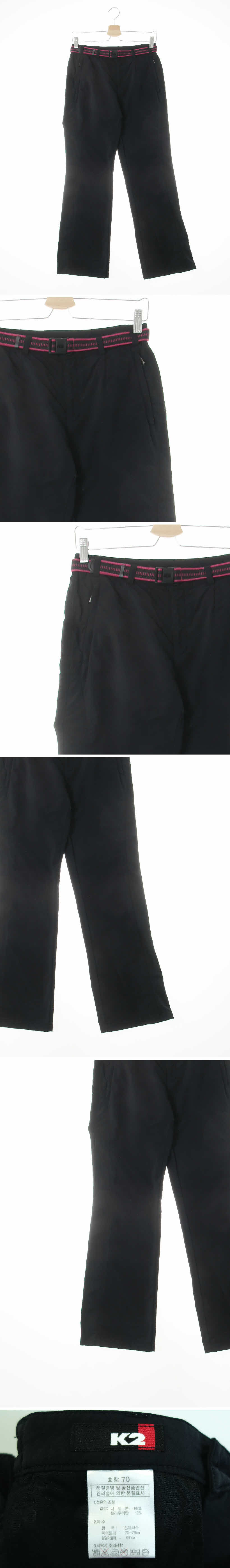 K2 절개부츠컷등산팬츠 K2 블랙 절개부츠컷등산팬츠