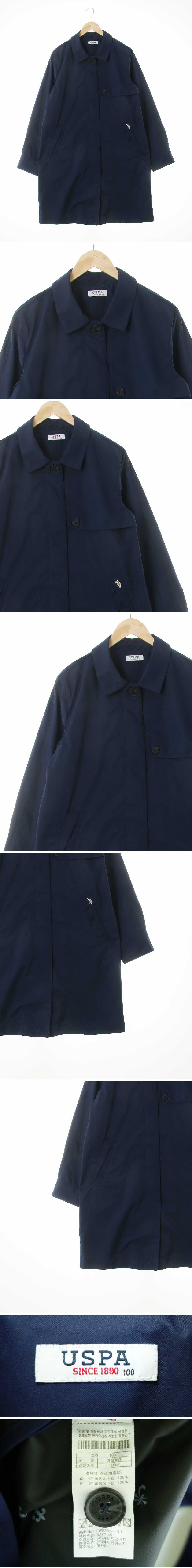 uspa 플랩레인코트 uspa 네이비 플랩레인코트