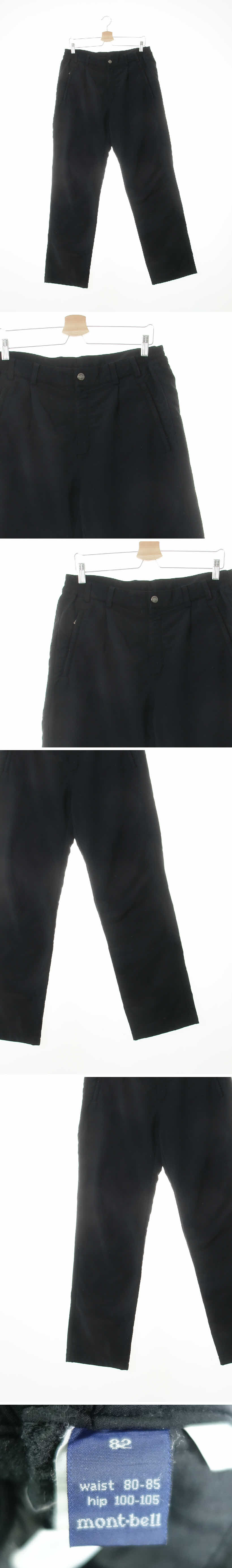 몽벨 핀턱스트레이트등산팬츠 몽벨 블랙 핀턱스트레이트등산팬츠