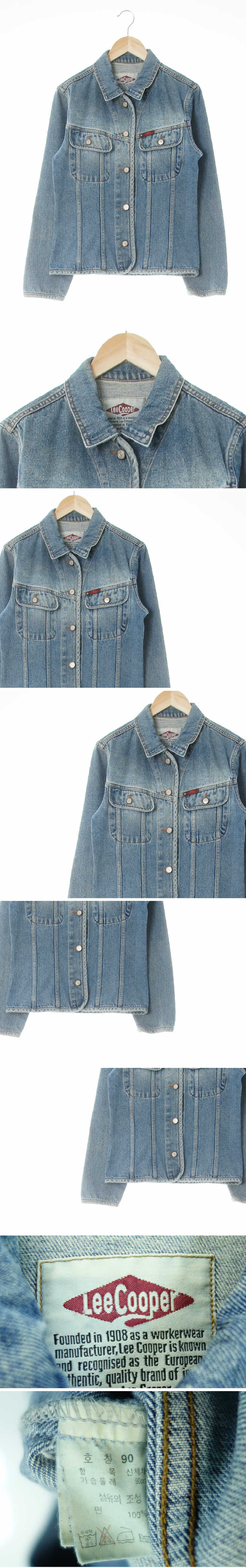 leecooper 슬림둥근포켓청재킷 leecooper 인디고 데님 슬림둥근포켓청재킷