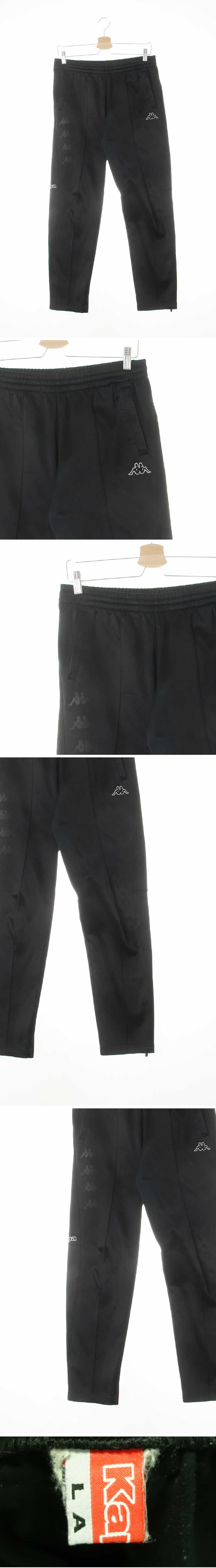 카파 핀턱슬림트레이닝팬츠 카파 블랙 핀턱슬림트레이닝팬츠