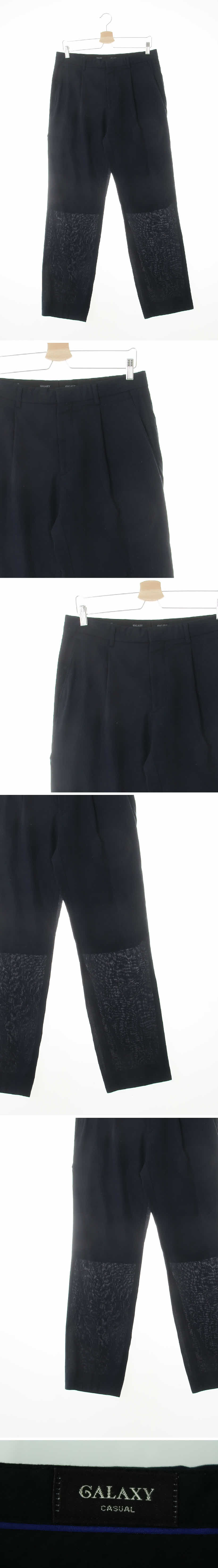 갤럭시 핀턱슬랙스팬츠 갤럭시 네이비 핀턱슬랙스팬츠