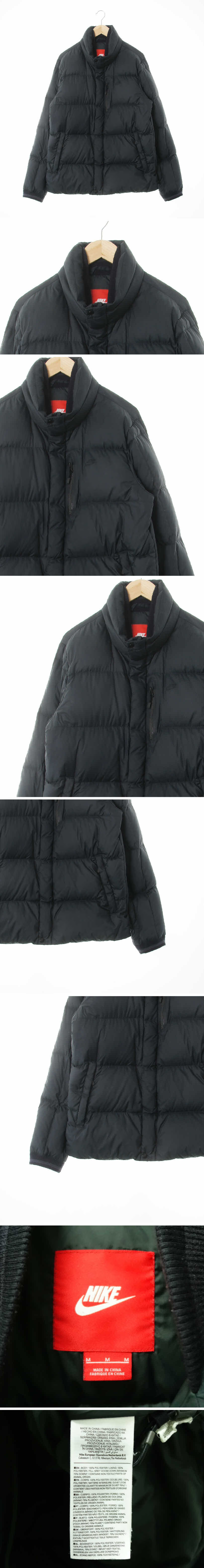 나이키 하이넥시보리패딩점퍼 나이키 그레이 프린팅 구스다운 하이넥시보리패딩점퍼