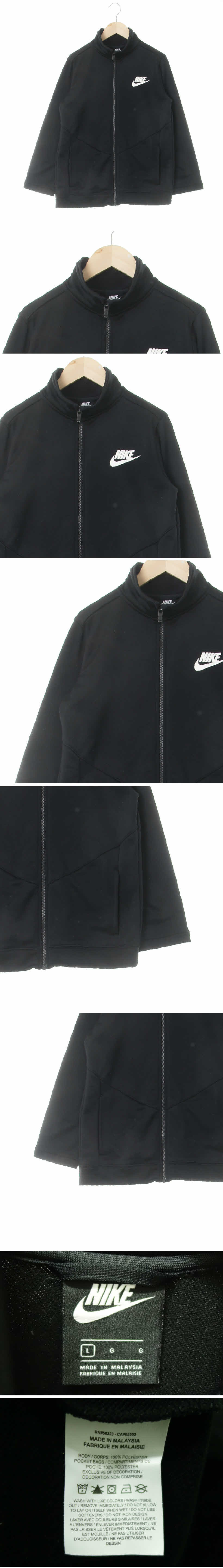 나이키 하이넥로고저지집업 나이키 블랙 프린팅 하이넥로고저지집업