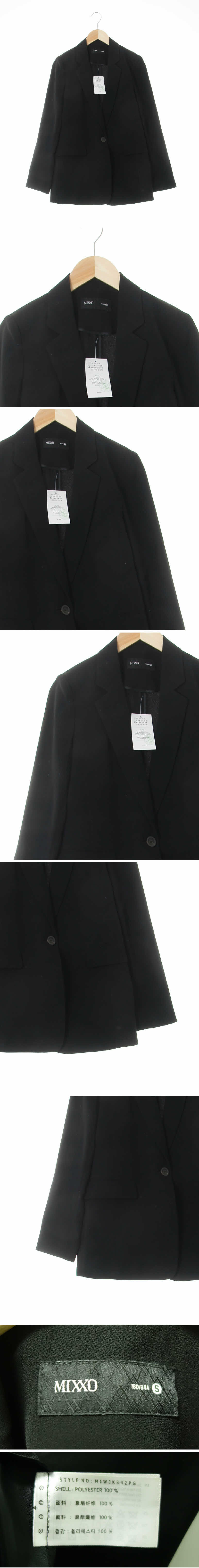 mixxo 원버튼블레이저 mixxo 블랙 원버튼블레이저