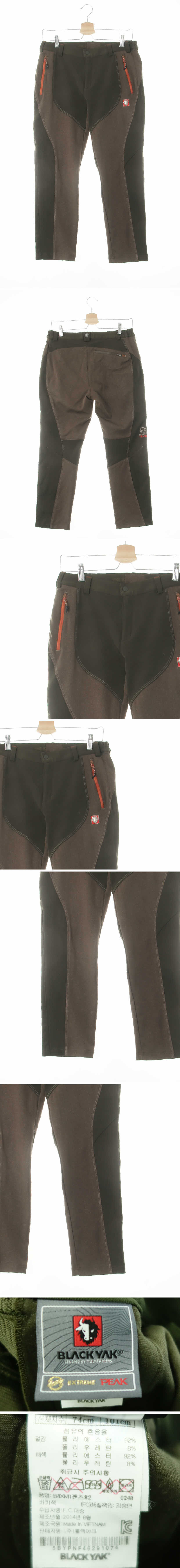 블랙야크 카키월넛브라운 배색익스트림팬츠