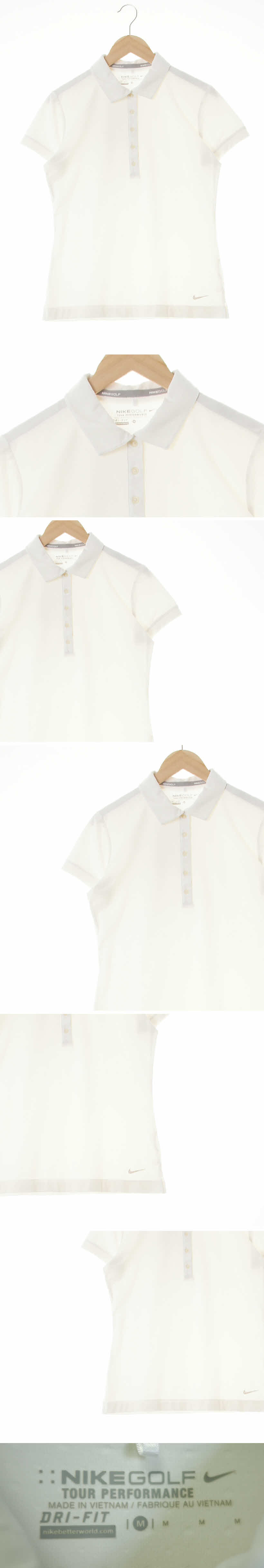 나이키 슬림카라반팔티 나이키 화이트 엠보도트패턴 드라이핏 슬림카라반팔티