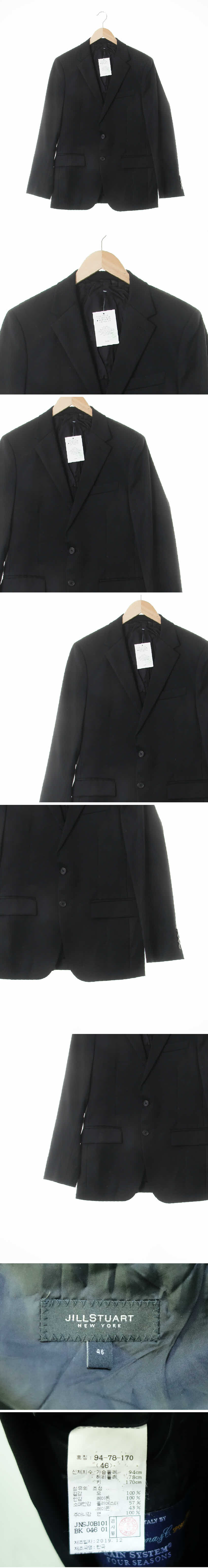 질스튜어트 노치드라펠투버튼블레이저 질스튜어트 블랙 노치드라펠투버튼블레이저