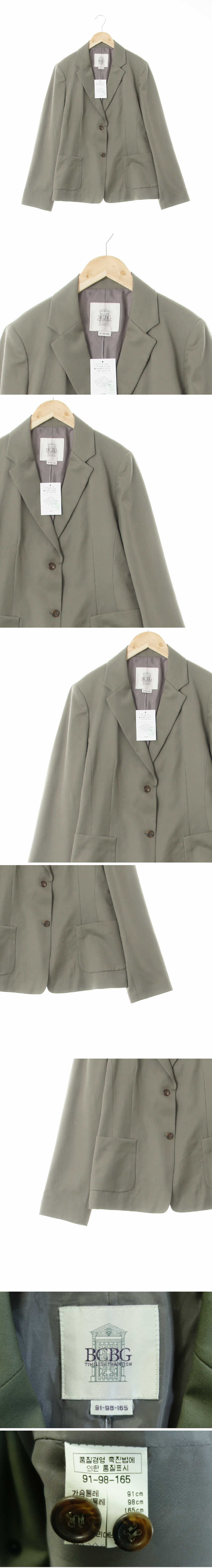 bcbg 노치드라펠아웃포켓블레이저 bcbg 베티버카키 울 노치드라펠아웃포켓블레이저