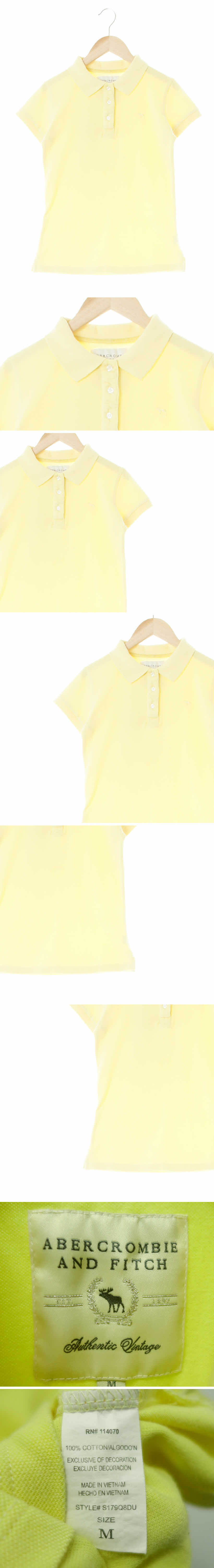 아베크롬비 슬림pk반팔티 아베크롬비 소프트옐로우 면 슬림pk반팔티