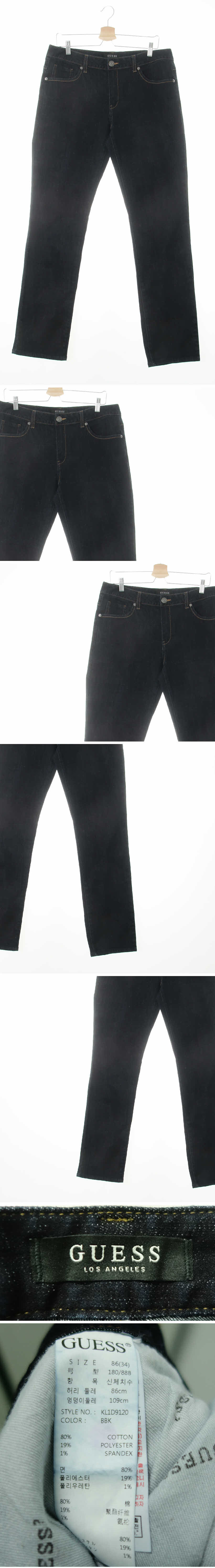 guess 테이퍼드스트레치진 guess 다크인디고 데님 테이퍼드스트레치진