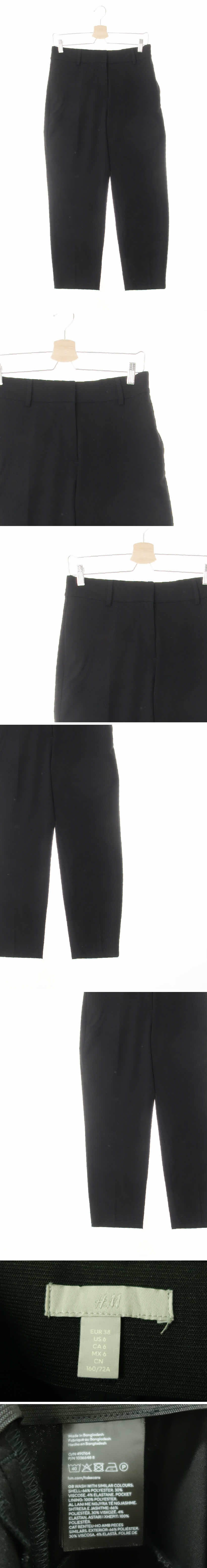 h&m 배기슬랙스팬츠 h&m 블랙 배기슬랙스팬츠