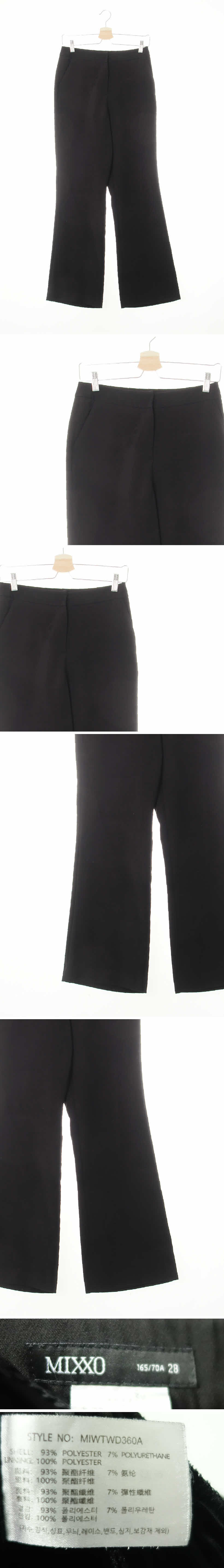 미쏘 부츠컷정장바지 미쏘 블랙 부츠컷정장바지