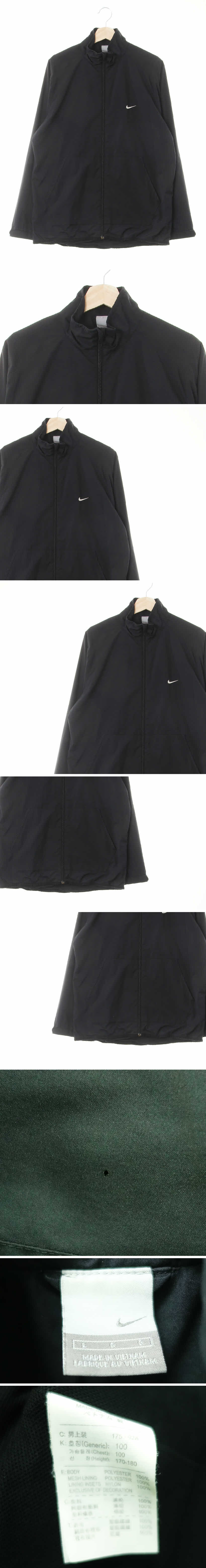 나이키 자수로고트랙점퍼 나이키 블랙 자수로고트랙점퍼