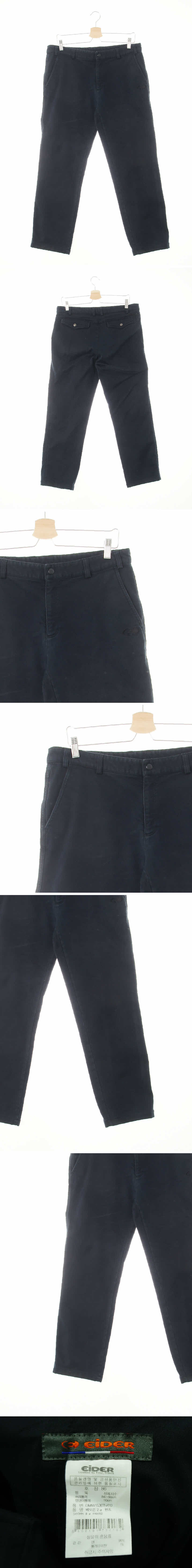 아이더 자수로고워싱치노팬츠 아이더 네이비 면혼방 자수로고워싱치노팬츠