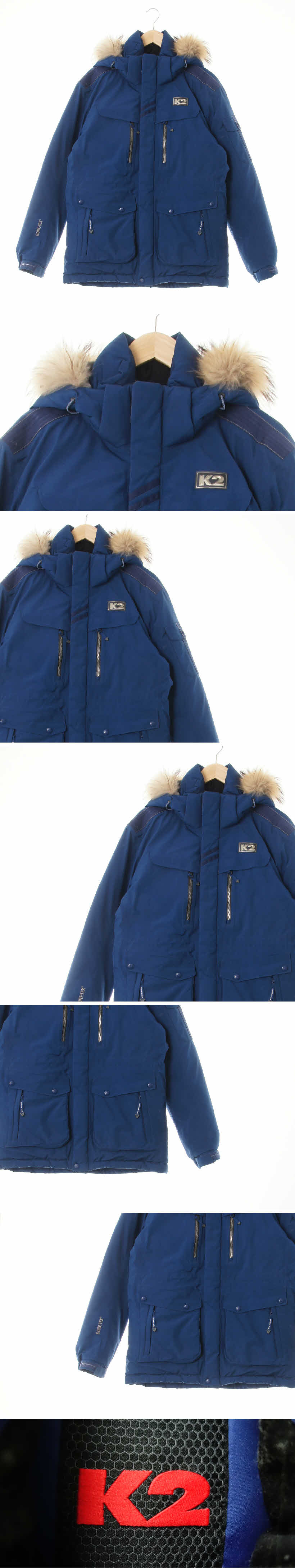 k2 라쿤퍼라벨숏패딩다운점퍼 k2 터키쉬씨블루 라쿤퍼라벨숏패딩다운점퍼