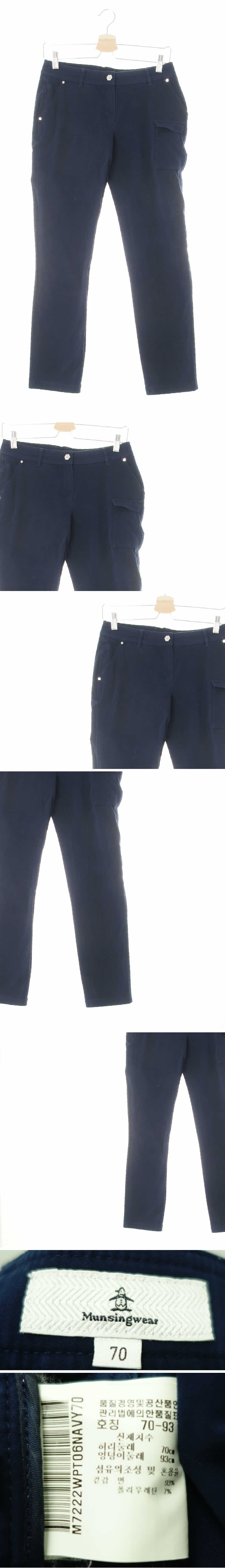 munsingwear 포켓골프팬츠 munsingwear 네이비 면혼방 포켓골프팬츠