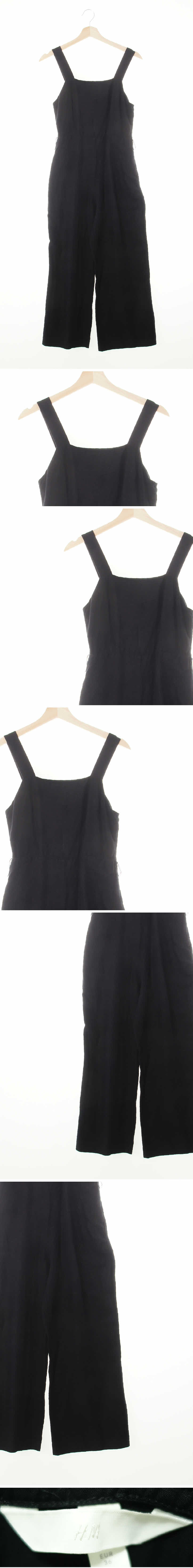 h&m 스퀘어넥점프수트 h&m 블랙 스퀘어넥점프수트