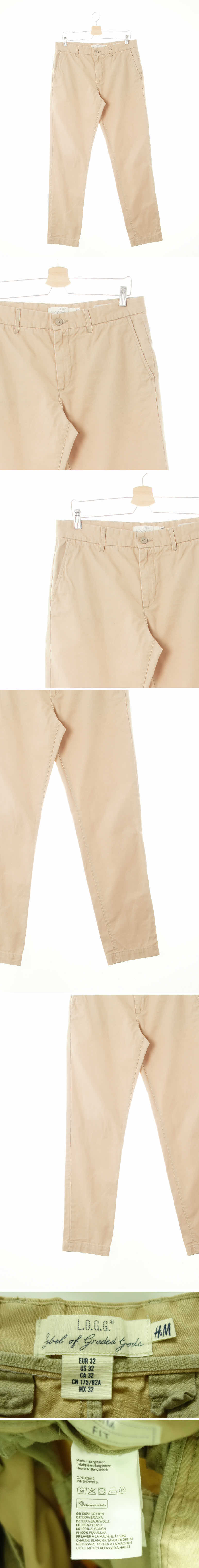 h&m 베이직치노팬츠 h&m 베이지 면 베이직치노팬츠