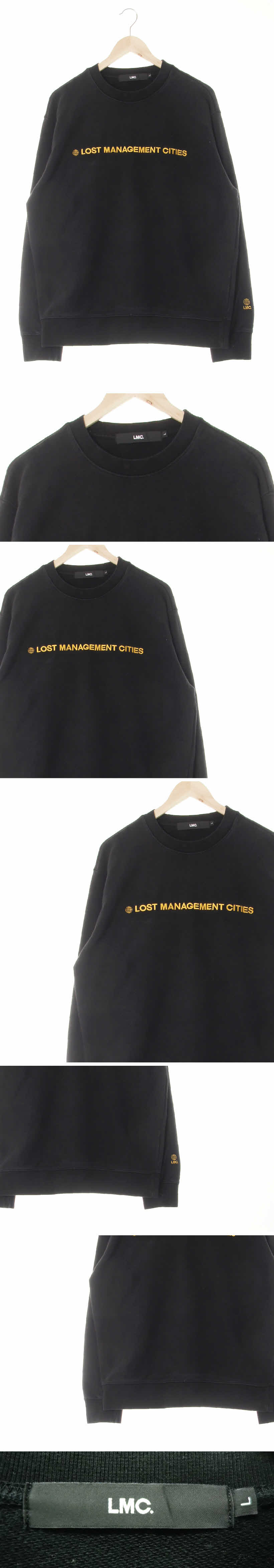 lmc 로스트매니지먼트맨투맨 lmc 블랙 면 로스트매니지먼트맨투맨