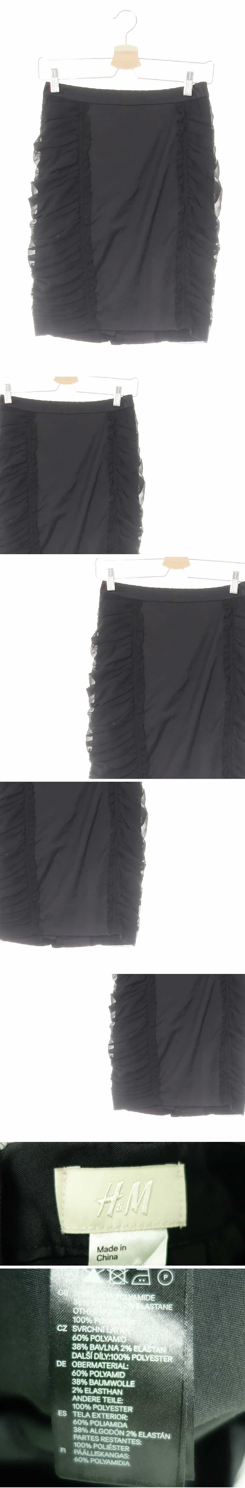 h&m 미디셔링레이스슬림h라인스커트 h&m 블랙 미디셔링레이스슬림h라인스커트