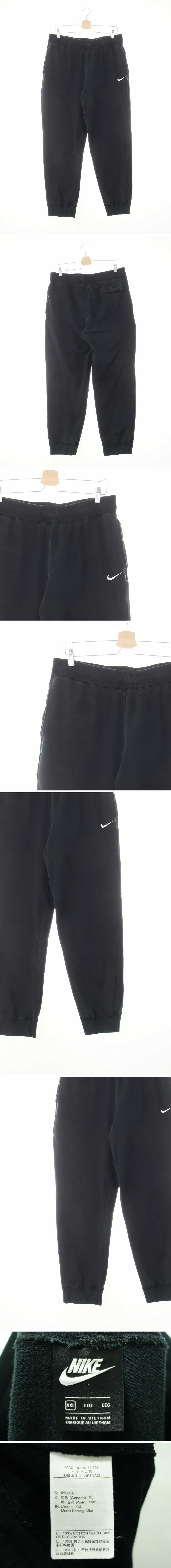 나이키 자수로고워싱조거팬츠 나이키 블랙 면 자수로고워싱조거팬츠