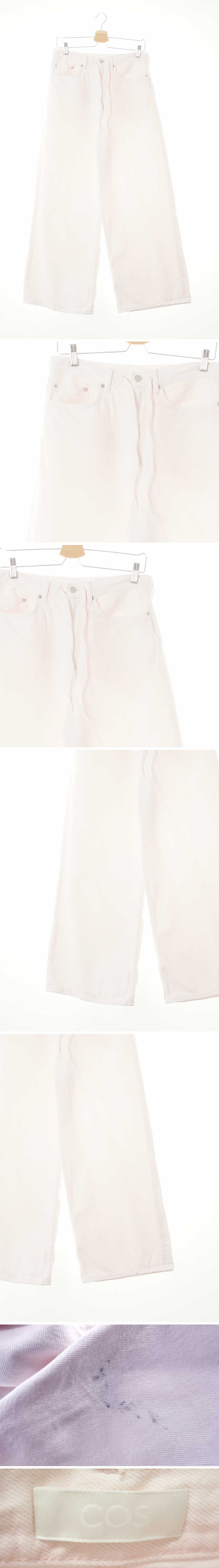 cos 슈퍼와이드진 cos 베이비핑크 데님 슈퍼와이드진