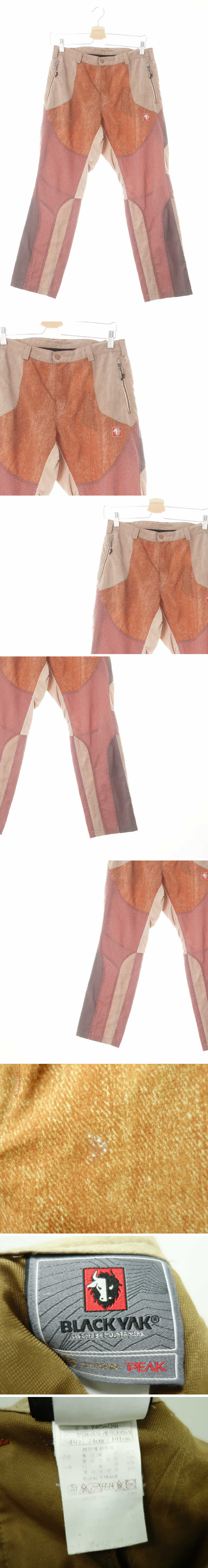 블랙야크 밴딩쿨아웃도어팬츠 블랙야크 진저오렌지브라운 나일론혼방 밴딩쿨아웃도어팬츠