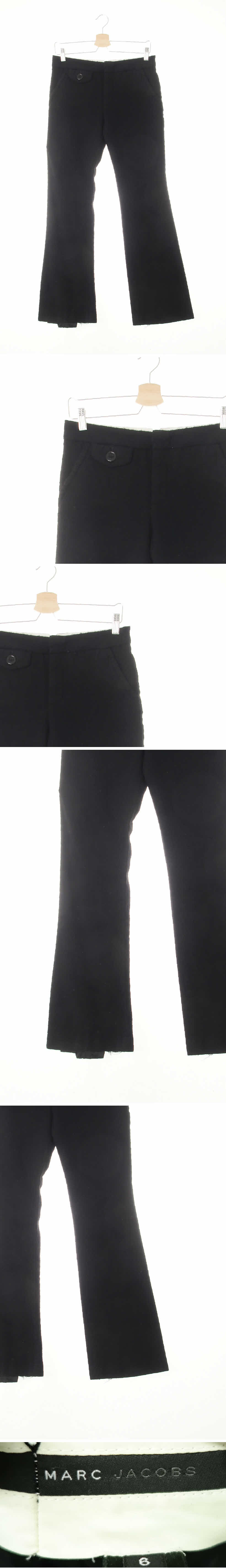 마크제이콥스 로우모직부츠컷정장팬츠 마크제이콥스 블랙 울 로우모직부츠컷정장팬츠
