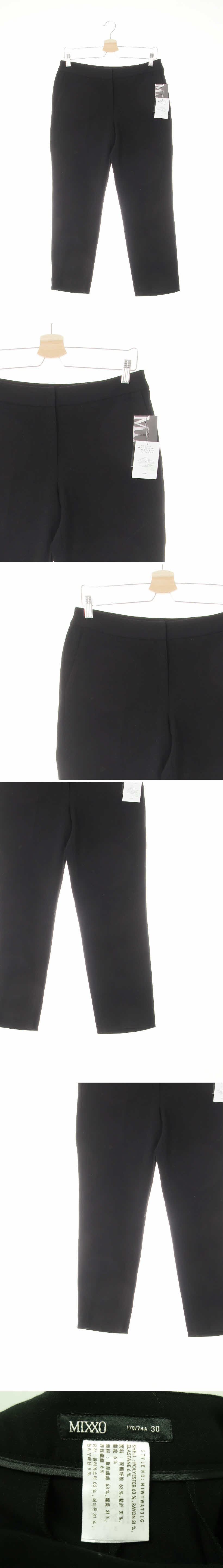mixxo 8부슬림핏슬랙스팬츠 mixxo 블랙 8부슬림핏슬랙스팬츠