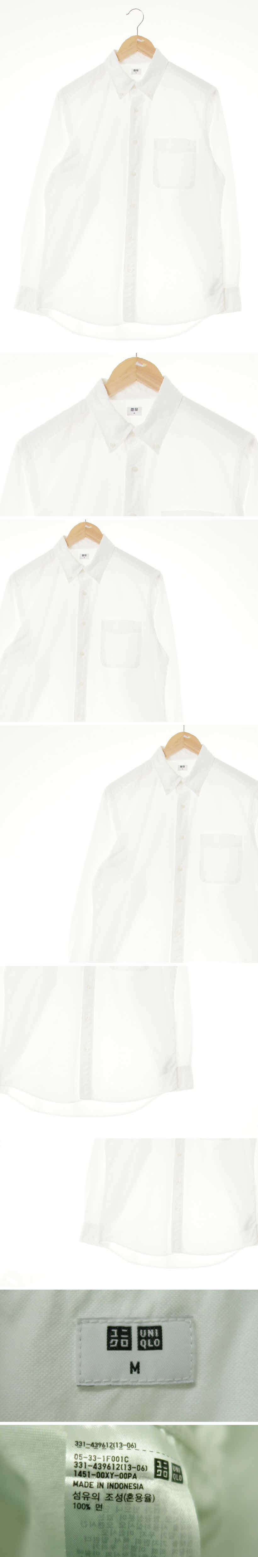 유니클로 포켓옥스퍼드긴팔셔츠 유니클로 화이트 면 포켓옥스퍼드긴팔셔츠