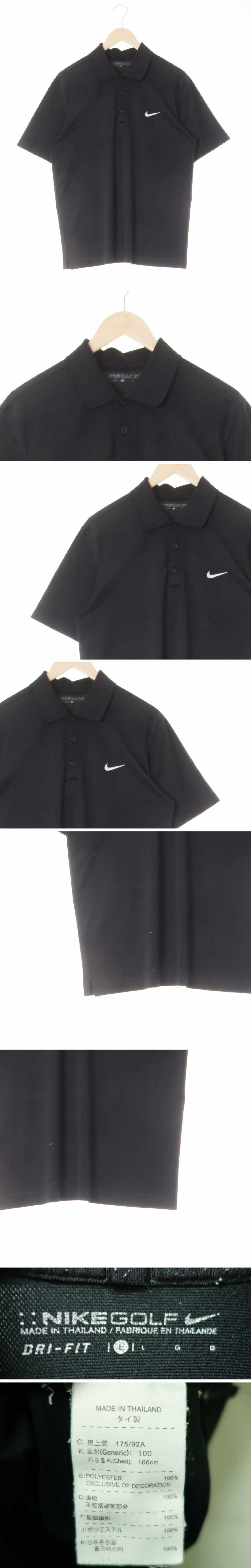 나이키 골프베이직폴로반팔티 나이키 블랙 드라이핏 골프베이직폴로반팔티