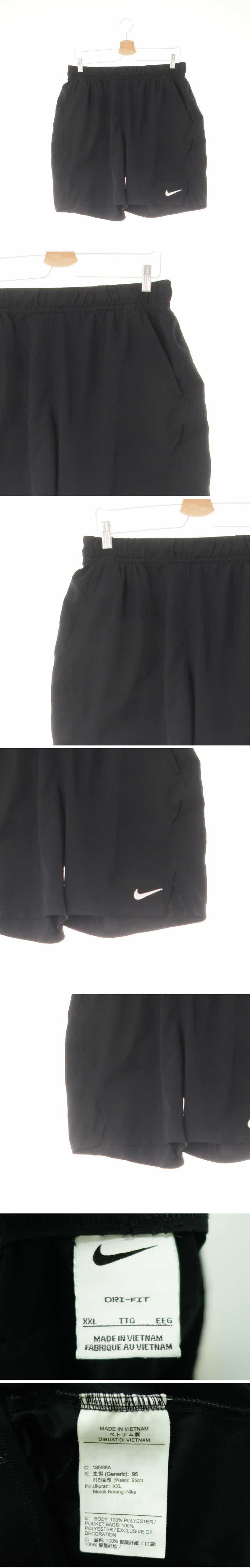 나이키 사선절개슬릿스포츠반바지 나이키 블랙 프린팅 드라이핏 사선절개슬릿스포츠반바지