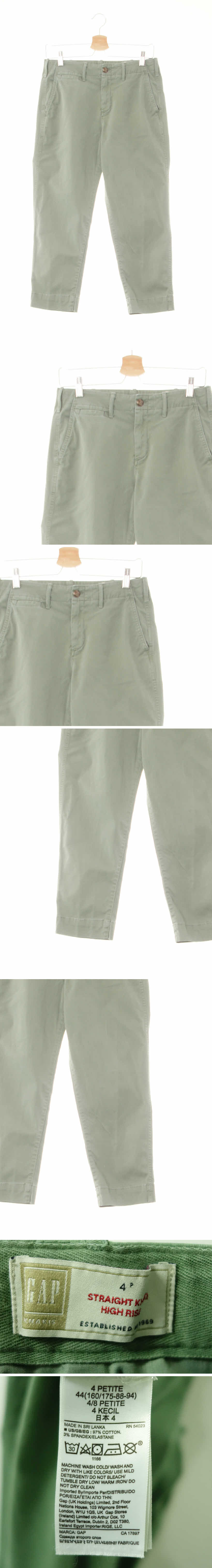 gap 치노스트레이트하이라이즈팬츠 gap 웜파스텔그린 면혼방 치노스트레이트하이라이즈팬츠