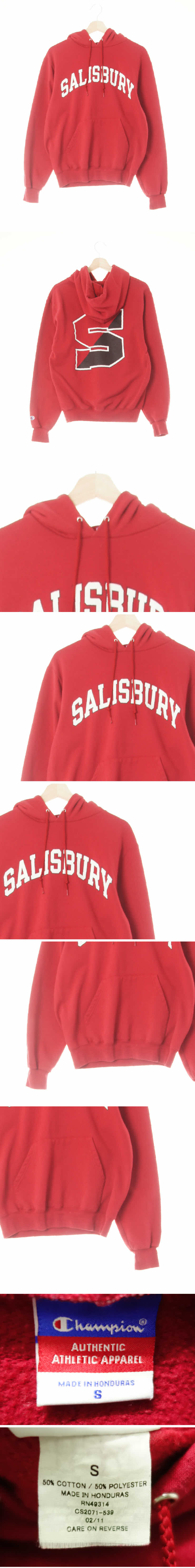 챔피언 SALISBURY포켓후드티 챔피언 바이킹레드 면혼방 SALISBURY포켓후드티