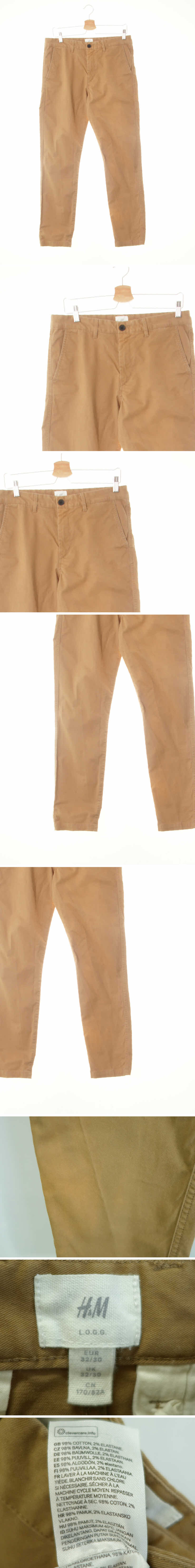 h&m 치노스키니핏팬츠 h&m 카멜카페베이지 면혼방 치노스키니핏팬츠