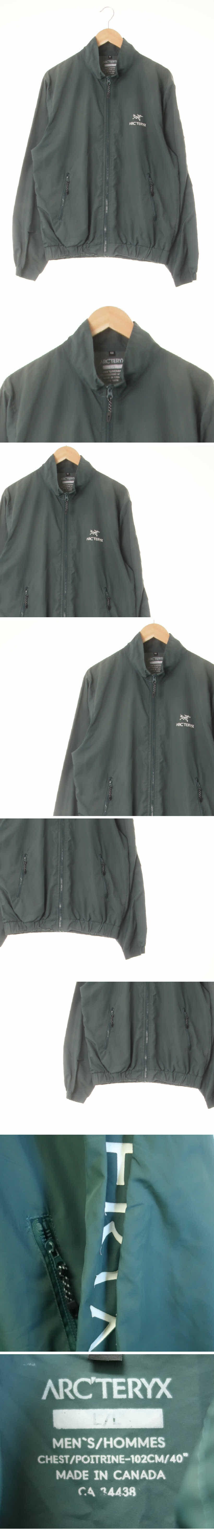 arcteryx 그레이쉬카키 소매라벨링경량집업점퍼