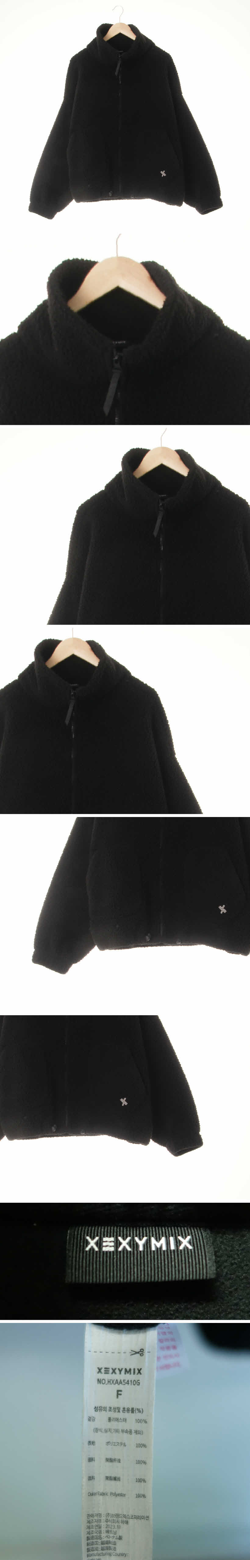 젝시믹스 하이넥빅포켓플리스자켓 젝시믹스 블랙 하이넥빅포켓플리스자켓